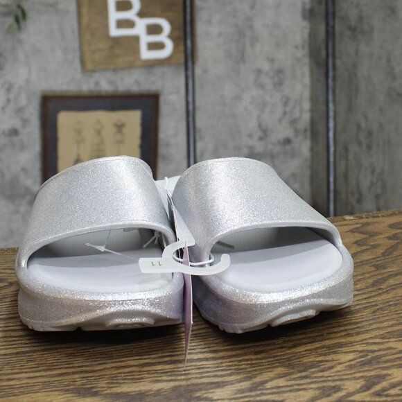NWT Wild Fable Womens Laney EVA Platform Sandals 89258971 Silver 11M - Picture 7 of 10